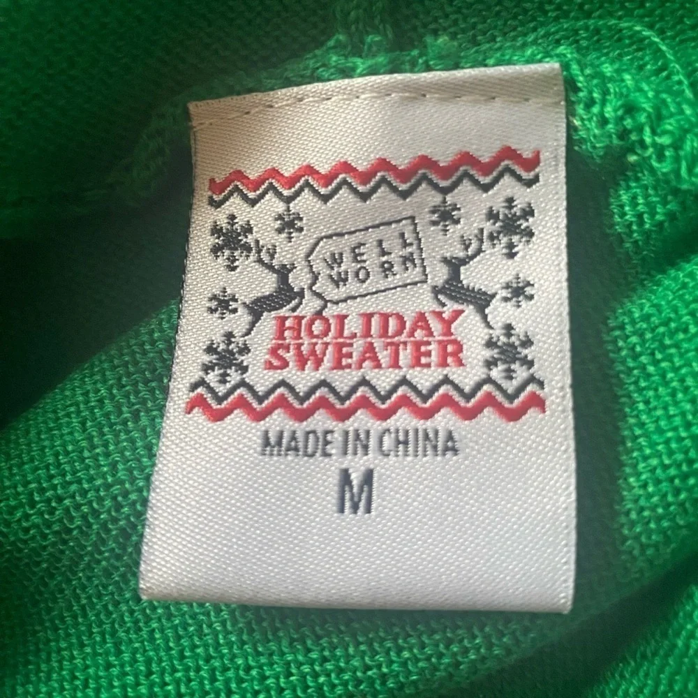 NWT-GIRLS SUPER CUTE CHRSTMAS DRESS BY WELL WORN-SIZE MED 10-12